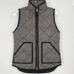 Pre loved MEDIUM jcrew herringbone vest.
